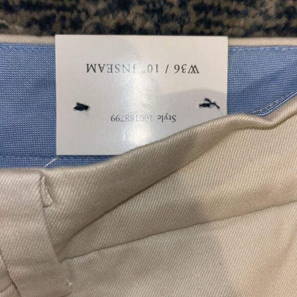 New Brooks Brothers Sewn 10” Tennis Racquet Golf Walking flat front Shorts 36 - Picture 4 of 6